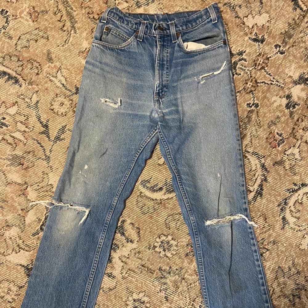 Vintage Orange Tab Levis